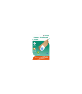Medilast talonera silicona confort gel blanco talla l 1 unidad