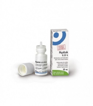 HYABAK 0.15% SOLUCION HIDRATANTE LENTES DE CONTA 10 ML