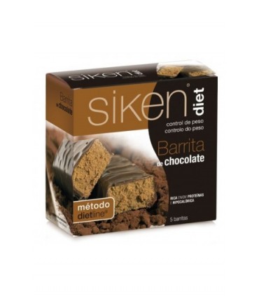 SIKEN DIET BARRITA CHOCOLATE 5 BAR 36 G