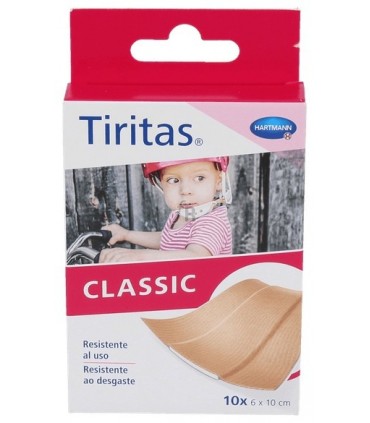 TIRITAS CLASSIC APOSITO ADHESIVO 1 M X 6 CM 10 U