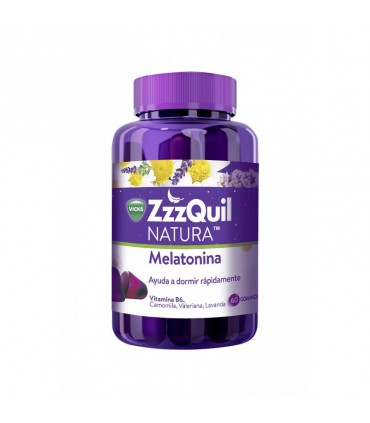 Vicks zzzquil natura melatonina 60 gominolas
