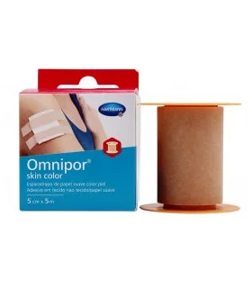 ESPARADRAPO HIPOALERGICO OMNIPOR SKIN COLOR 5 M X 2,5 CM