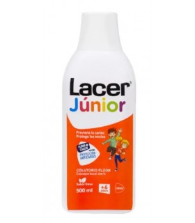 LACER COLUTORIO FLUOR DIARIO 0,05 % FRESA 500 ML