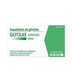 SUPOSITORIOS GLICERINA GLYCILAX ADULTOS 3.31 G 1